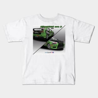 Mitsubishi evo X R4 Dirt 1 Kids T-Shirt